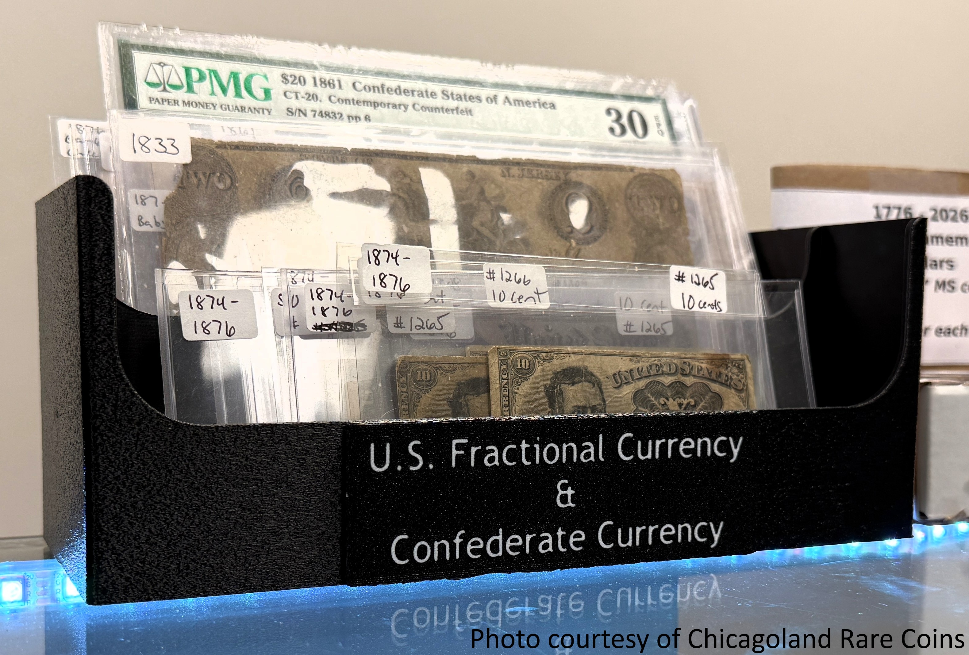 PaperStadium 2.0 — 2-Slot — StoneFyr precision 3D-printed coin storage