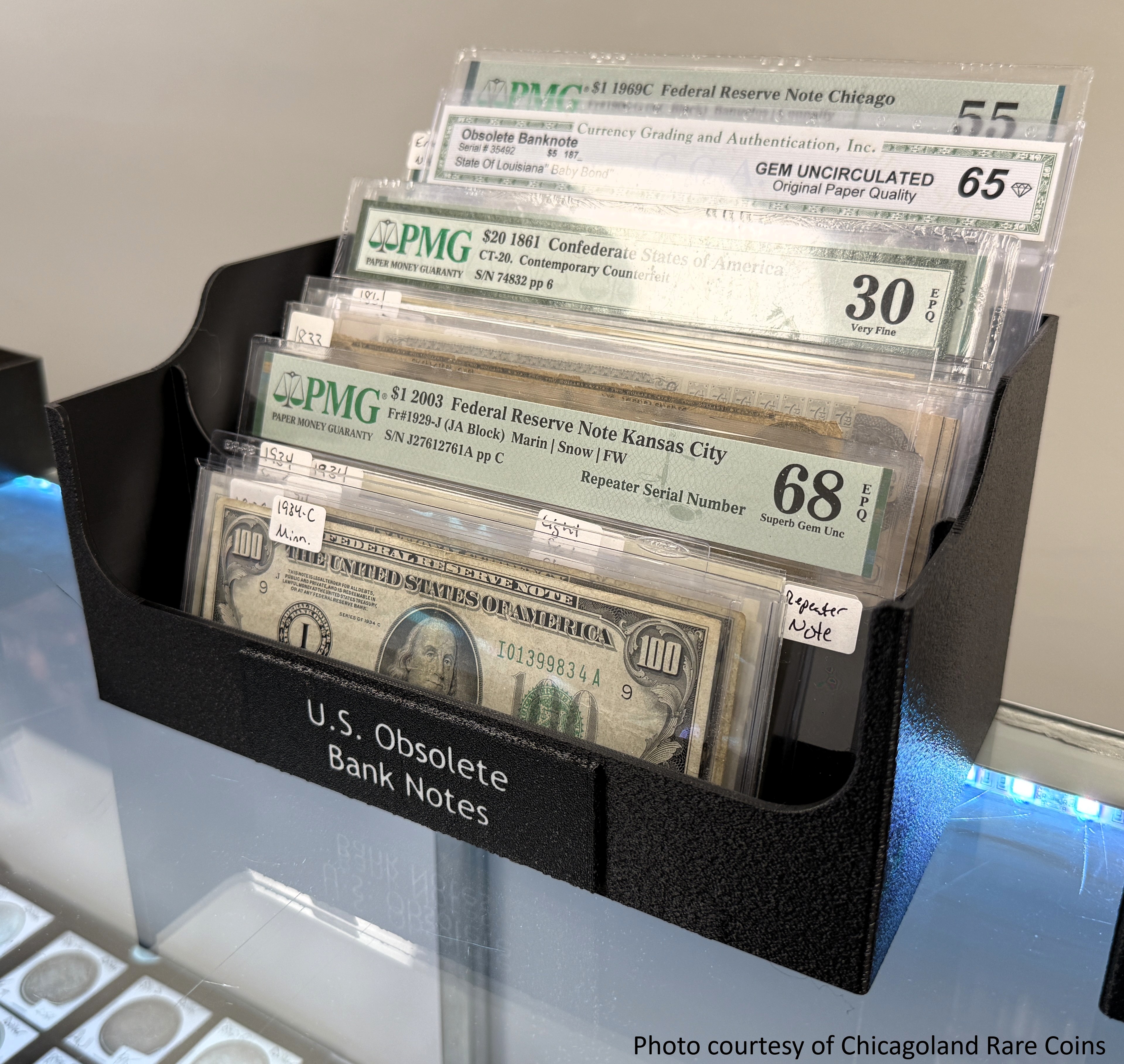 PaperStadium 2.0 — 3-Slot — StoneFyr precision 3D-printed coin storage